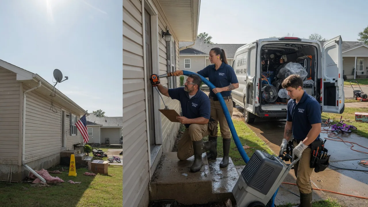 Ceiling Water Damage Restoration in Wyoming, NY near me